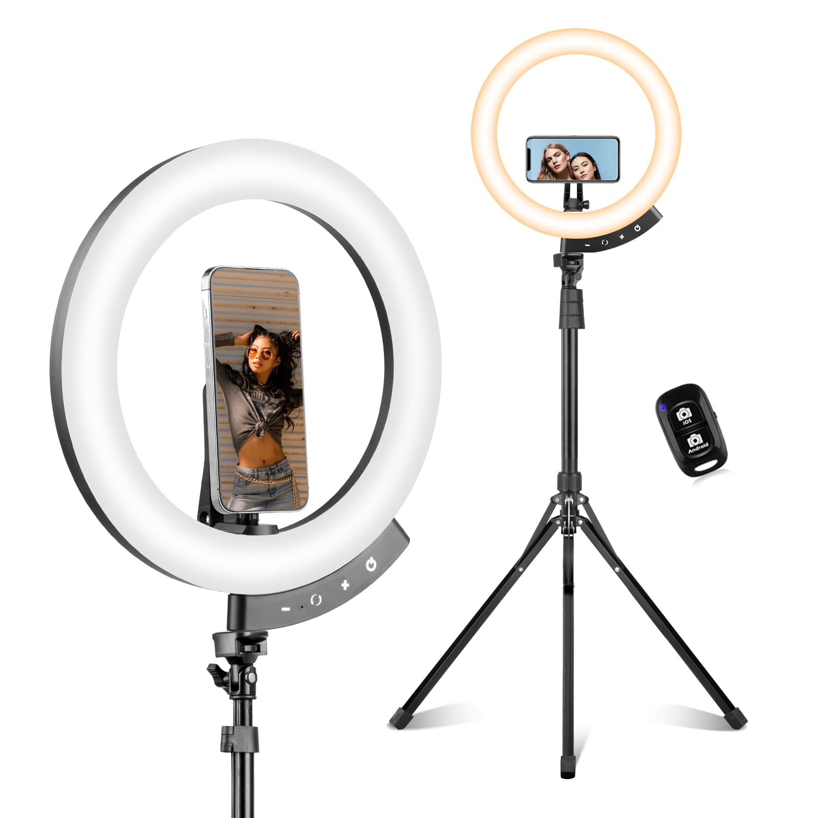 Ring Light Sensyne De 12 Polegadas Com Suporte De Tripé De 62 Cm Para Telefone