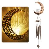 Wind Chimes Jobosi Moon Crystal Solar, Decoração De Jardim Ao Ar Livre