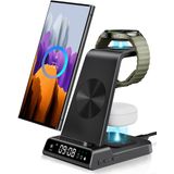 Carregador Sem Fio Lequiven 4 Em 1 Para Samsung Galaxy S24/z Fold6/z Flip6/s23, Galaxy Watch 7/ultra/6/6 Classic/5 Pro/5/4, Galaxy Buds2 Pro