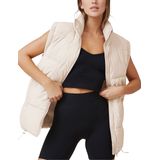 Jaqueta Acolchoada Feminina Puffer Vest Athlisan, Gola Alta, Xxl
