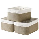 Cesta De Armazenamento Thewarm Home Organizing, Pacote Com 3 Unidades, 40x30x20cm