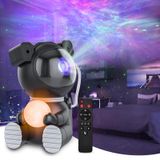 Projetor De Luz Para Astronautas Cayclay Galaxy Com Lâmpada Lunar Preta
