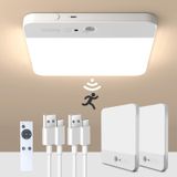 Luminária De Teto Narundren, Sensor De Movimento Recarregável, Pacote Com 2