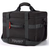 Bolsa Térmica Tourit 40l Isolada De 60 Latas Para Piquenique Na Praia Preta