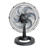 Ventilador Oscilante Mesa 127v 50cm C1 Premium 130w Preto/prata