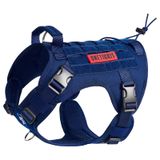 Arnês Para Cães Onetigris Tactical No-pull Service Azul Tamanho M