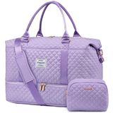 Mochila De Viagem Lovevook Weekender Para Mulheres Roxa