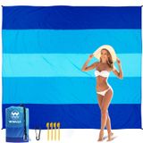 Cobertor De Praia Wiwigo À Prova De Areia 300x270cm Impermeável