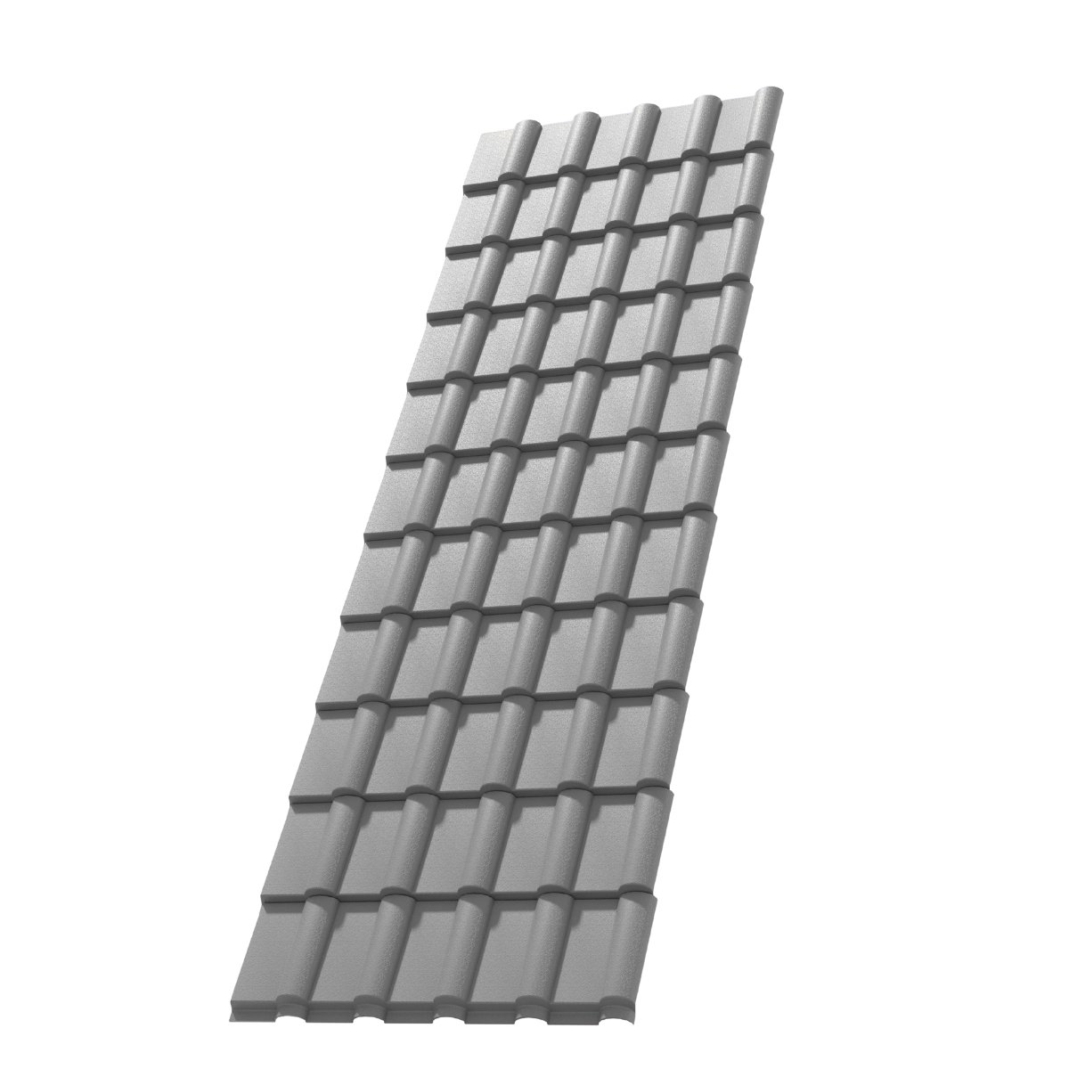 Telha Pvc Plan 330x88cm Permatti Cinza