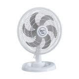 Ventilador Oscilante Mesa 220v 50 Cm Pp Premium 130w Branco/prata
