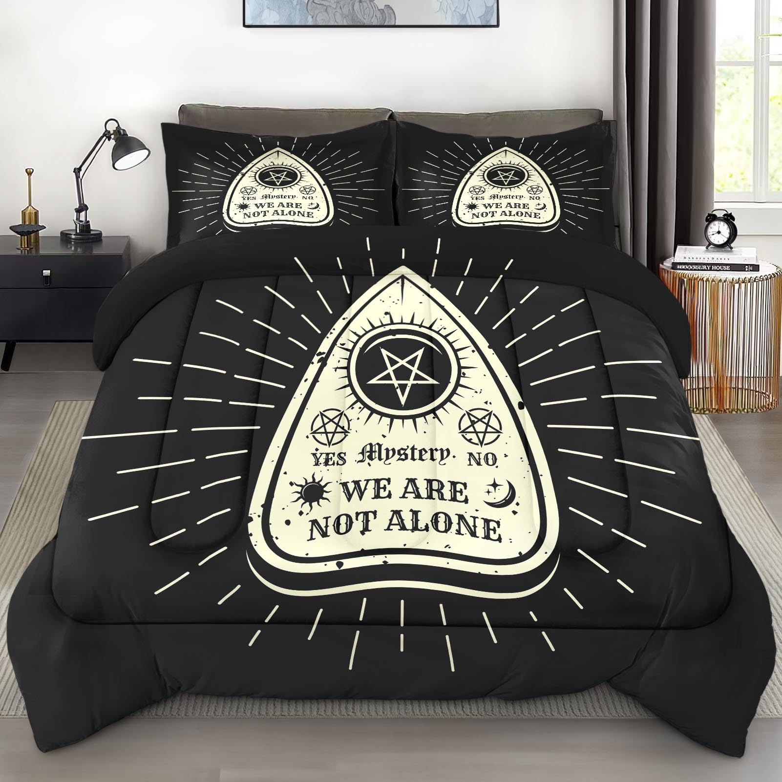 Conjunto De Edredom Pamnest Vintage Board Gold Retro Game Queen