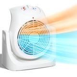 Ventilador De Aquecimento Combo Lifeplus 2 Em 1 Portátil De 1500 W Com Inclinação De 45°