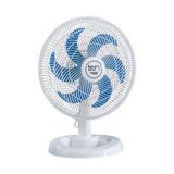 Ventilador Oscilante Mesa 220v 50 Cm Pp Premium 130w Branco/azul