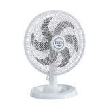 Ventilador Oscilante Mesa 127v 50 Cm Pp Premium 130w Branco/prata