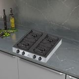 Fogão A Gás De Mesa Júnior 4 Bocas Mp Preto