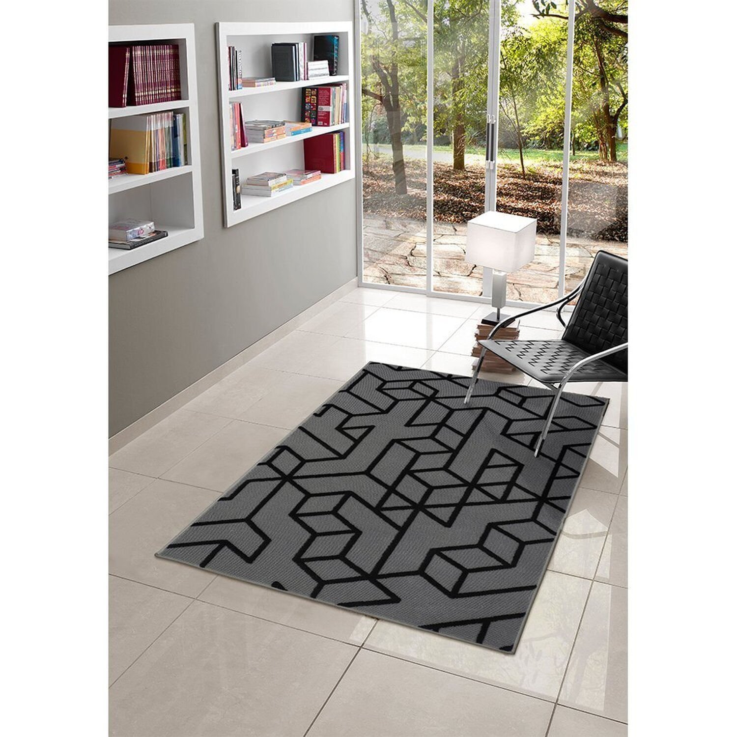 Tapete 100x150cm Cut Loop Sala De Estar Goop