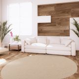 Tapete Sala Orgânico Bean 009181/ Lisse 562599 200cm X 250cm Bege/cru