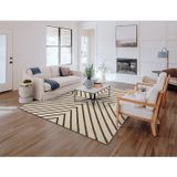Tapete 150x200cm Lyre Supreme Tapetes São Carlos Chevron Carbon