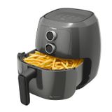 Fritadeira Elétrica Wap Air Fryer Cinza 4l Com Potência De 1500w Revestimento Antiaderente 220v