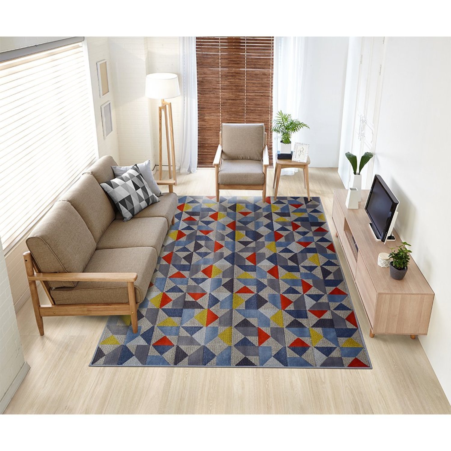 Tapete 150x200 Pixel School Tapetes São Carlos Caleidoscopio Rubi