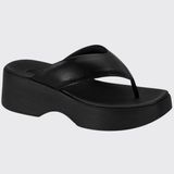 Chinelo Feminino Slide Plataforma Nuvem Moleca 5503.105.18462 Preto N° 38