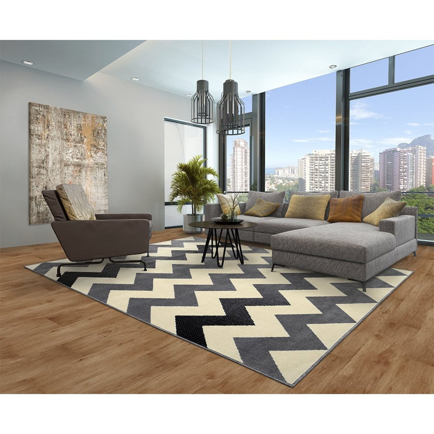 Tapete 200x300cm Herat Tapetes São Carlos Aquarelas