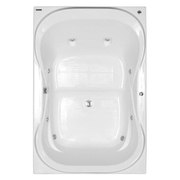 Banheira Hidromassagem Astra Due Maggiore Luxo 150cmx120cmx44cm - 04 Jatos Gel Coat P3 Sem Aquecedor 110v