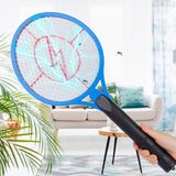 Raquete Mata Mosquitos Pernilongos Dengue Recarga Via Usb