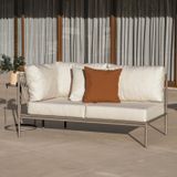 Sofá Chaise 2 Lugares Esquerda Refúgio Cabecasa Madeiramadeira Champanhe/quaker Areia