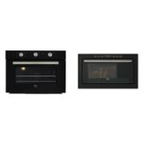 Conjunto Forno 50l 127v , Micro-ondas 25l 127v Linha Infinity Preto
