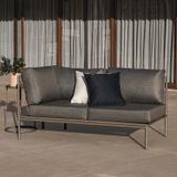 Sofá Chaise 2 Lugares Esquerda Refúgio Cabecasa Madeiramadeira Champanhe/cinza Mesclado