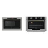 Conjunto Forno 50l 220v E Micro-ondas 25l 220v Linha Infinity Inox