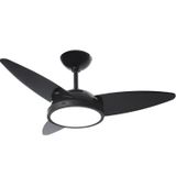 Ventilador De Teto 3 Pás Led 220v Clm At Lykan Tron Ventiladores Preto