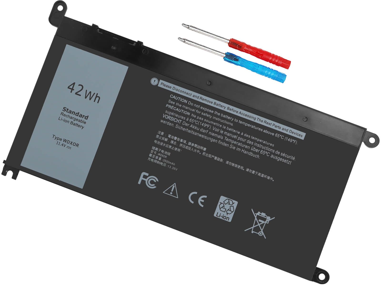 Bateria De Notebook Dmkaollk Wdx0r 42wh Para Dell Inspiron Series