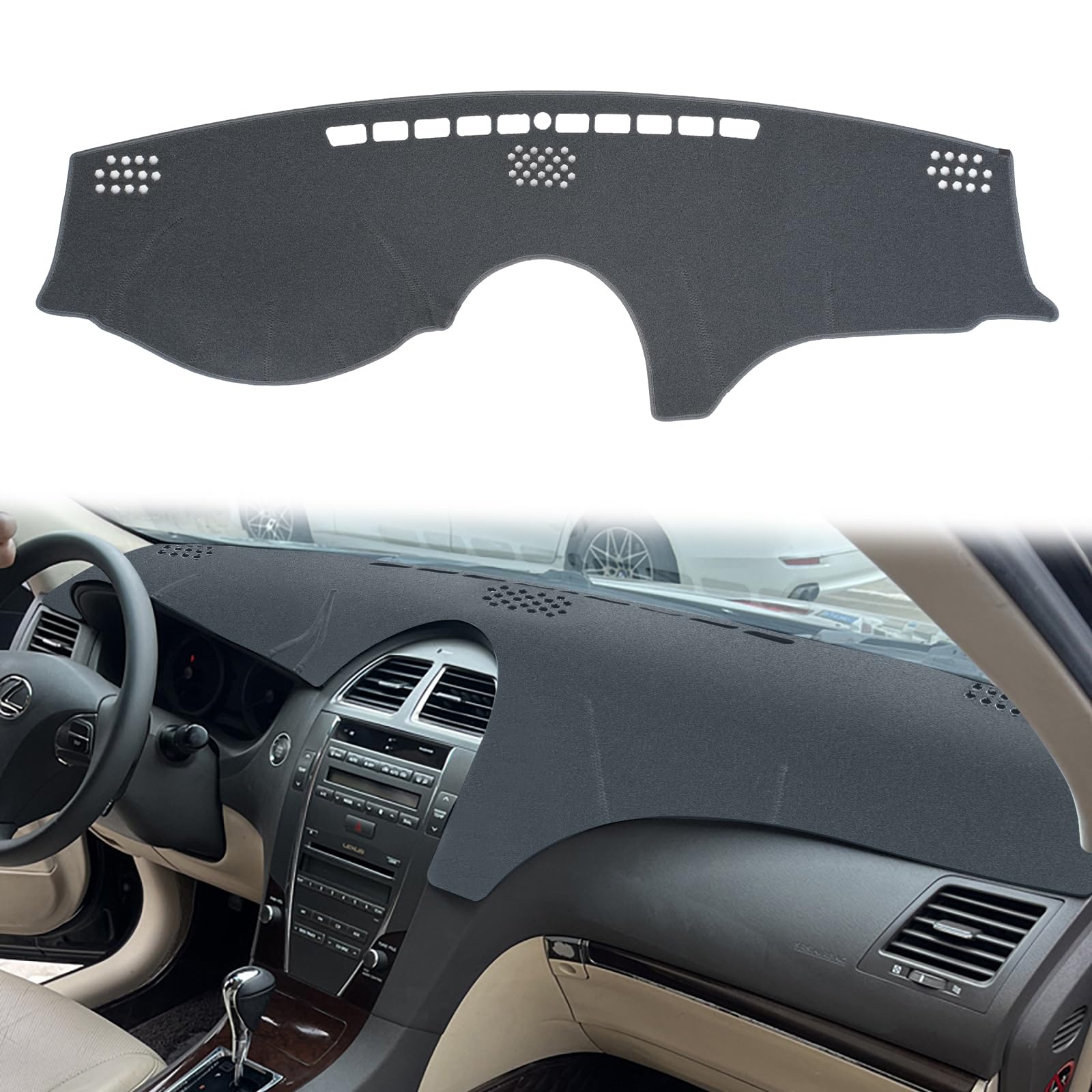 Capa De Painel Hanlanka Custom Fit Para Lexus Es350 2007-2012