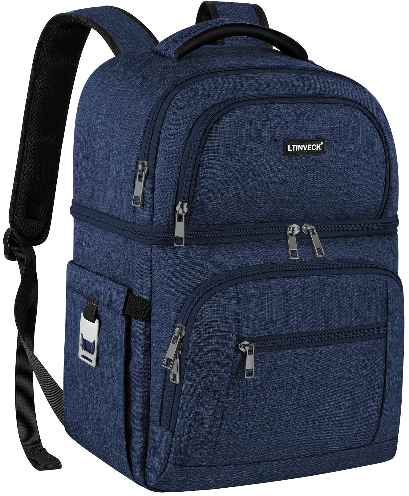 Mochila Refrigeradora Ltinveck, Capacidade De 330 Ml, Isolada, À Prova De Vazamentos, Azul