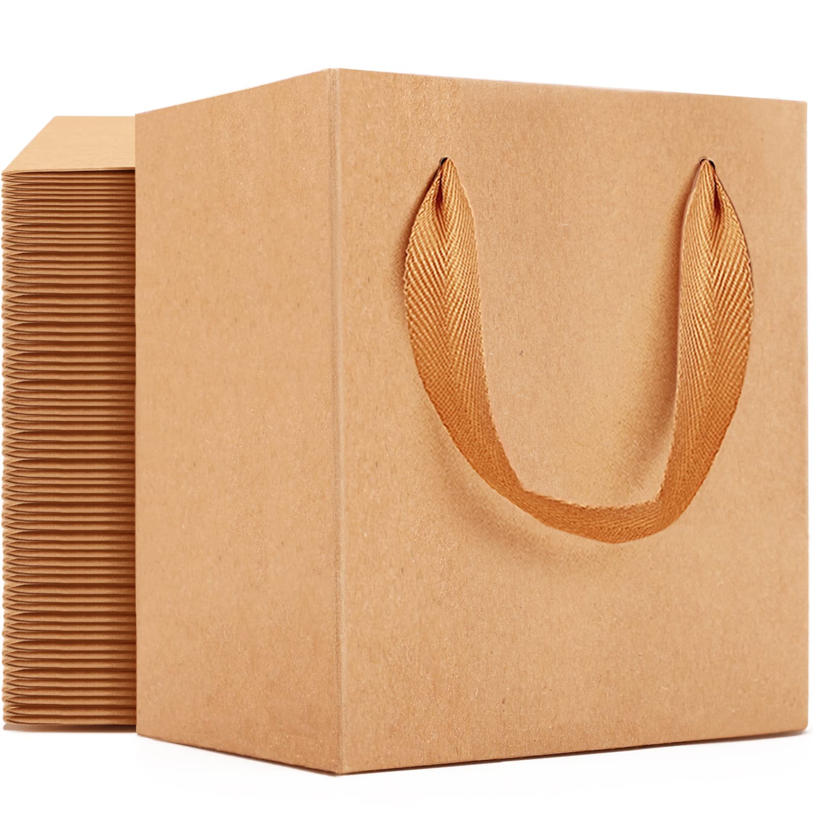 Sacos De Embrulho Eusoar Tiny Kraft Paper, Pacote Com 50 Unidades, 11x7x11,5 Cm