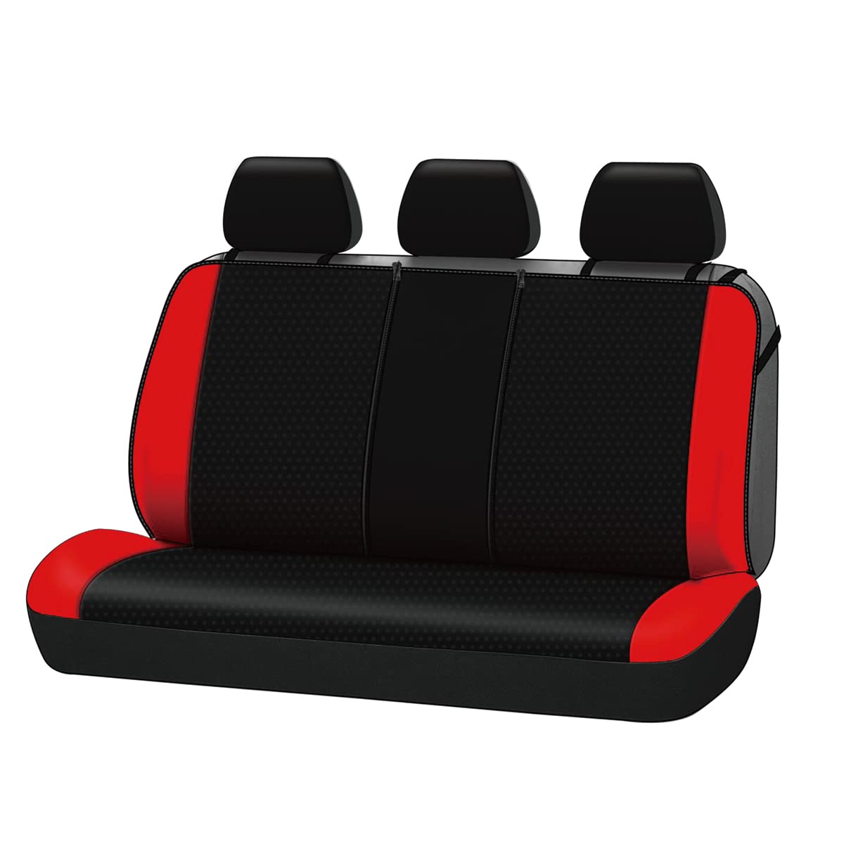 Capas De Assento De Carro Flying Banner Rear Bench Neoprene Red