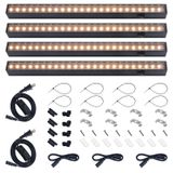 Grow Lights Barrina Full Spectrum Sunlight, 1 Pé E 20 W, Pacote Com 4