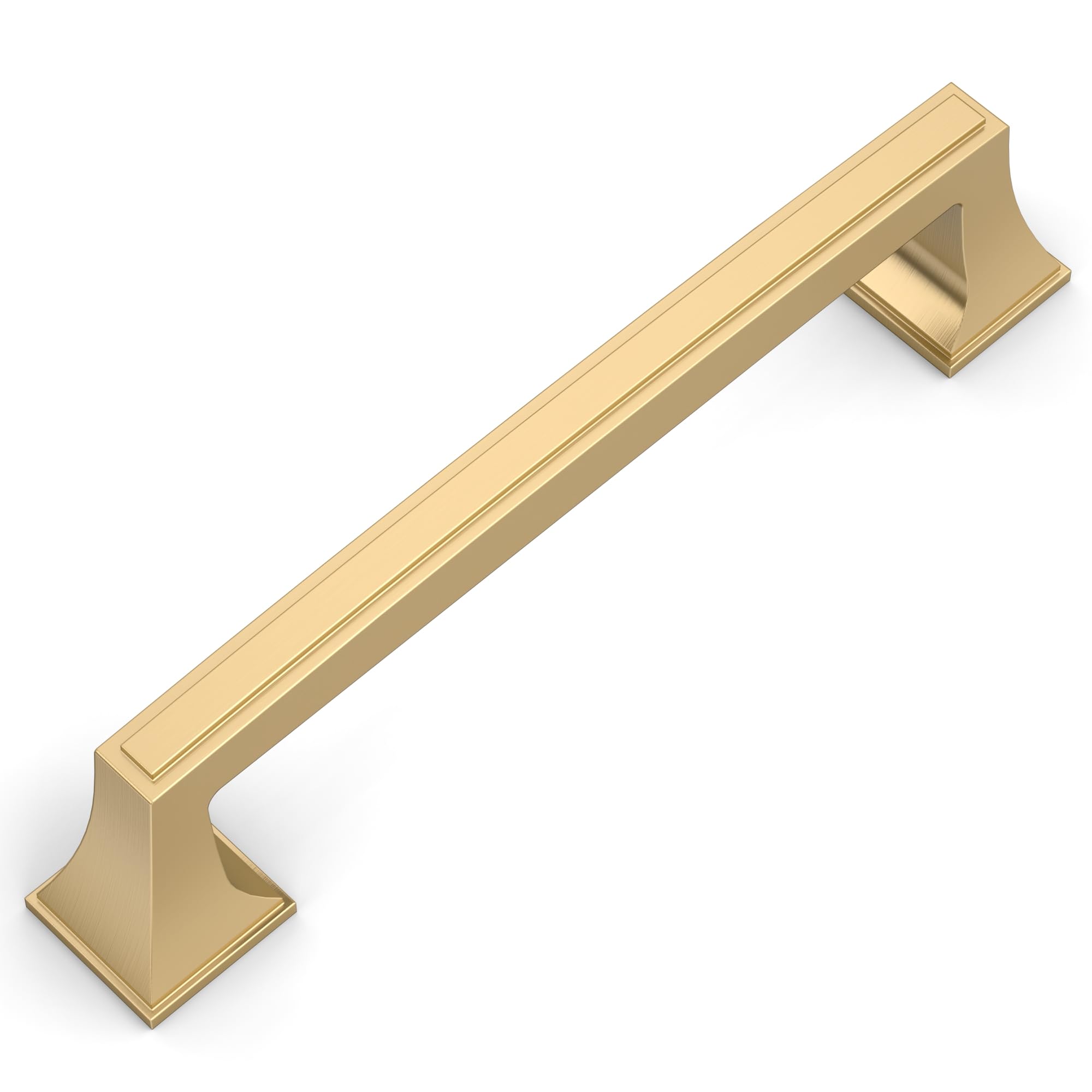 Armário Com Orifício Amerdeco Champagne Bronze De 128 Mm, Pacote Com 10