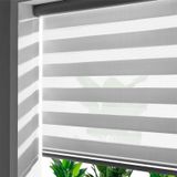 Persianas Zebra Roller Shades Linkcoo Para Janelas Cinza 24x183cm