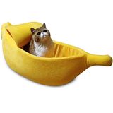 Cat Bed Petgrow Cute Banana Extra Large Para Cães E Gatos