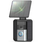 Carregador Solar Qibox Compatível Com Ring Video Doorbell 4/3/3 Plus