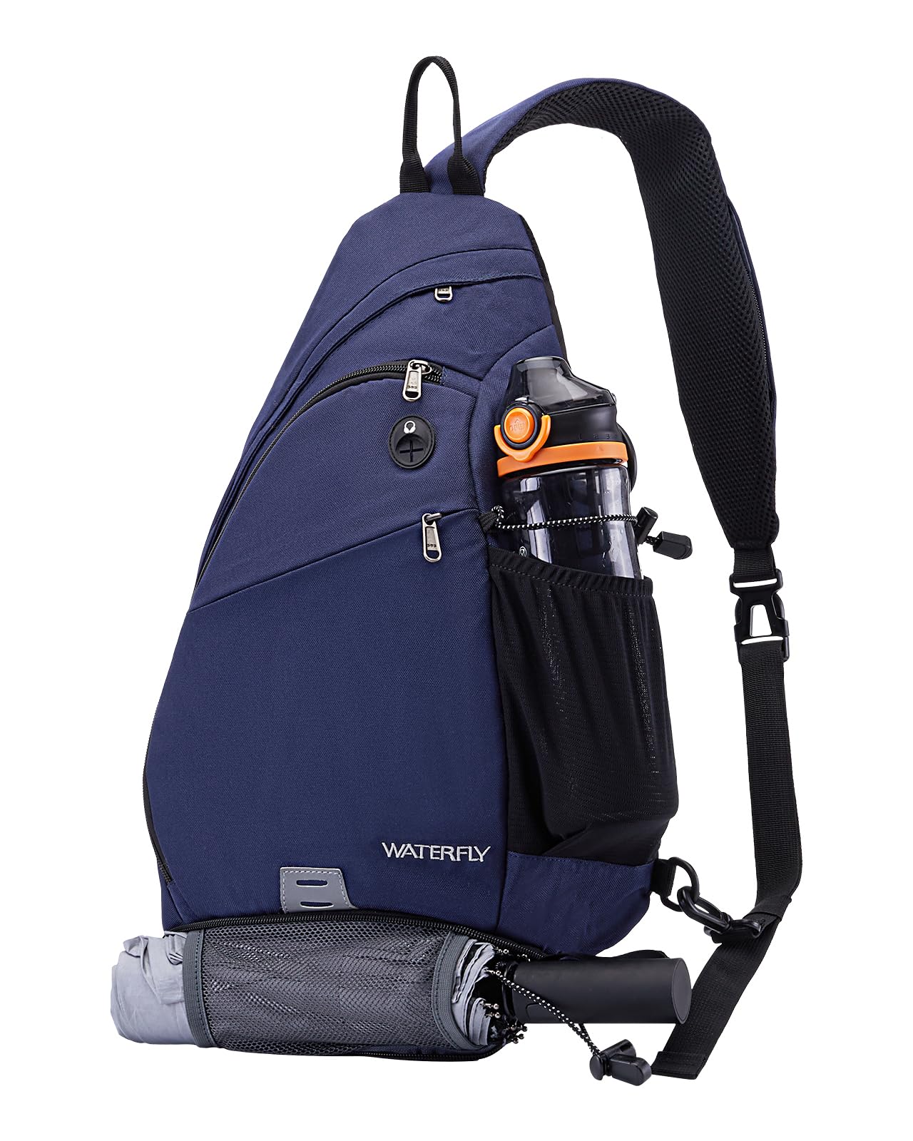 Sling Bag Waterfly Mochila Tiracolo Sobre Ombro Azul