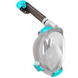 Máscara De Snorkel Greatever G2 Para Rosto Inteiro Com Sistema Dry Top E Suporte