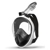 Máscara De Snorkel Facial Completa G2rise Para Adultos E Crianças Com Suporte Para Câmera