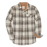 Camisa De Flanela Dubinik® Masculina De Manga Comprida 100% Algodão Escovado