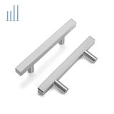 Gaveta Com Alças De Armário Puxa Níquel Escovado Homdiy Hdj22sn