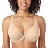 Sutiã Feminino Calvena Racerback Com Fecho Frontal E Cobertura Total