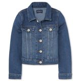 Jaqueta Jeans The Children&#39;s Place Girls Azure Wash Tamanho Gg (14)